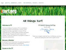 Tablet Screenshot of iturf.org